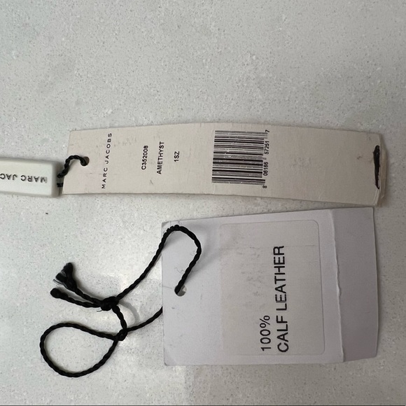 Marc Jacobs Elise Handbag 100% Calf Leather in Amethyst. - Picture 9 of 9